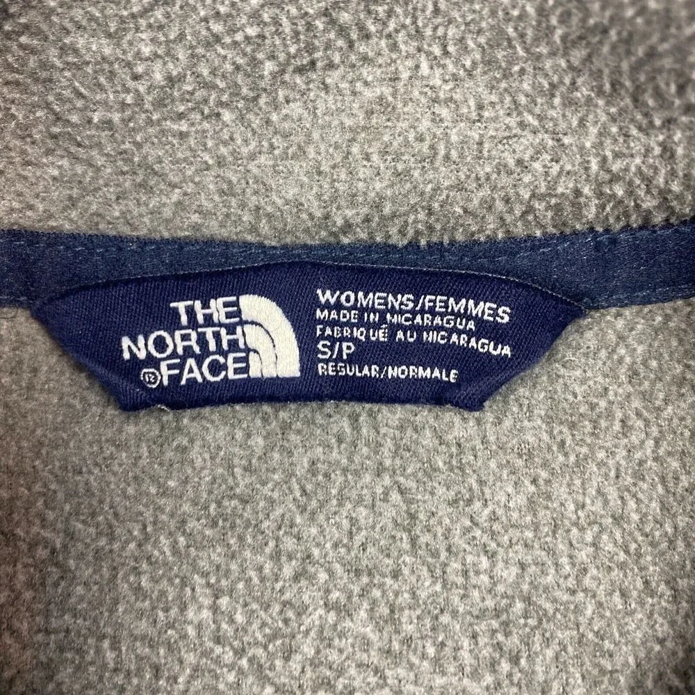 The‎ North Face Jacket Womens Small Khumbu Grey Fleece Hiking Camping Outdoors